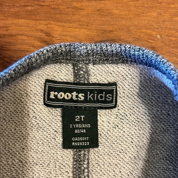 Roots kids size 2T sweater in grey and pink - Picture 3 of 5
